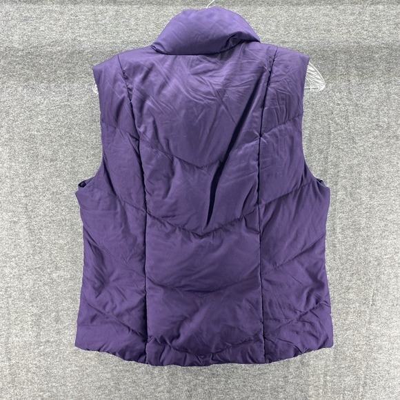 Tommy Hilfiger Vest Womens Large Purple Sleeveless Full‎ Zip Fleece Hiking - Picture 10 of 11